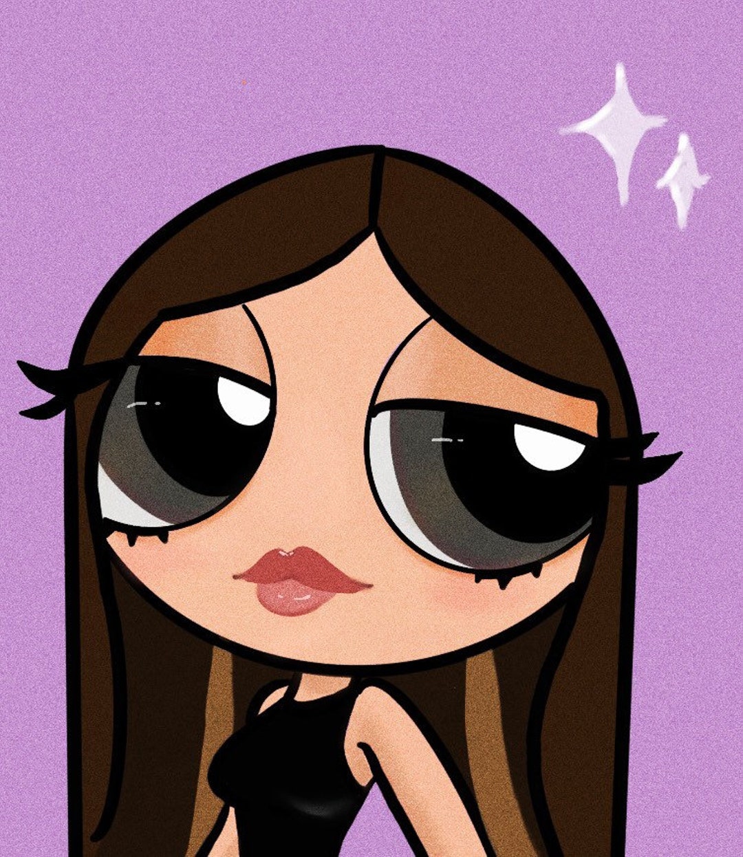 Download Aesthetic Brown Powerpuff Girls Baddie PFP Wallpaper