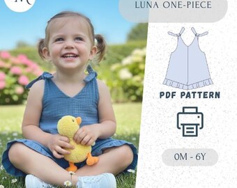 Luna One Piece PDF Sewing Pattern