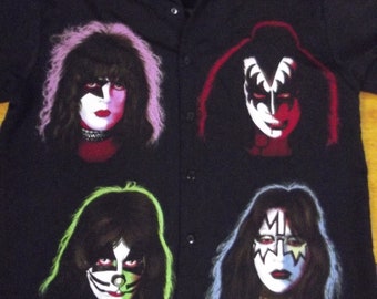 KISS バンドtシャツ タンクトップ DRAGONFLY Clothing 楽天市場】KISS Tシャツ／ ブラック Mサイズ ウエア バンドT