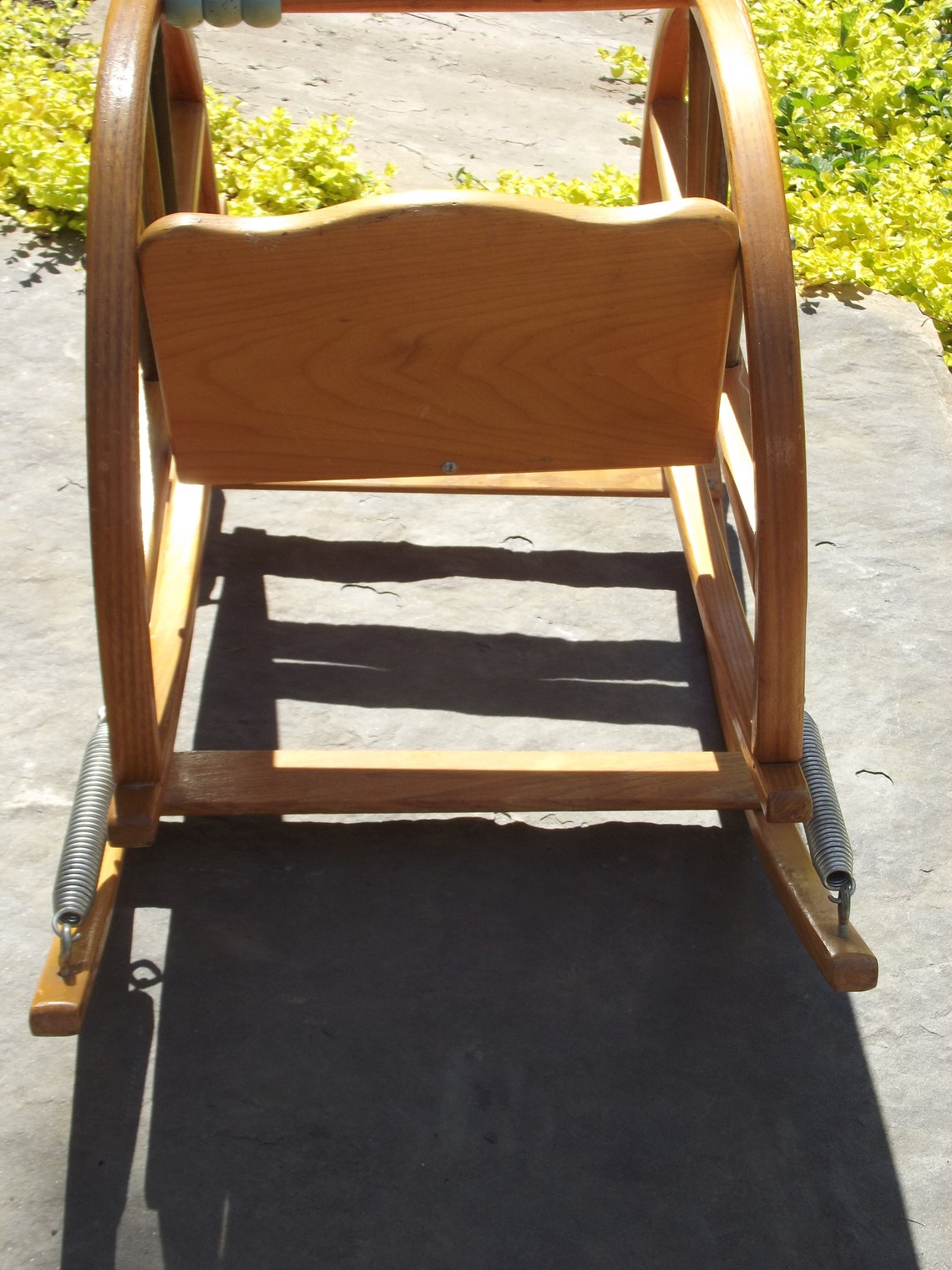 Vintage THE TEETERTOT Shoofly Wooden Child's Toddler Bouncy Seat Rocker ...