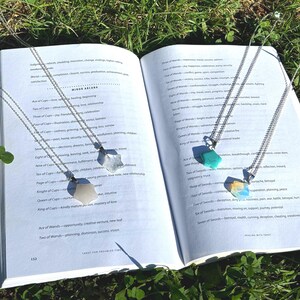 Kristall Sterne 925 Sterling Silber Halskette