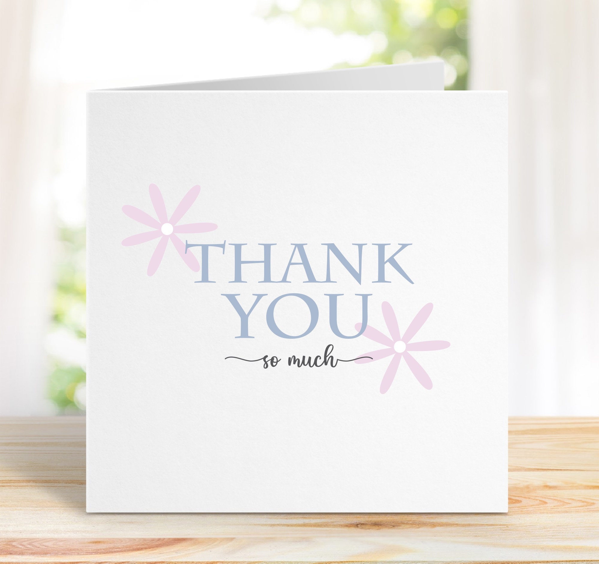 Thank You Card, Thank You so Much Card, Love, Friendship