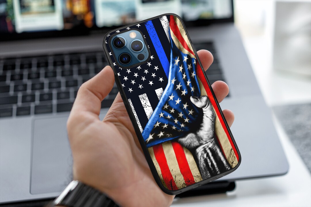 Thin Blue Line Iphone 13 Pro Support Law Enforcement Case for Etsy