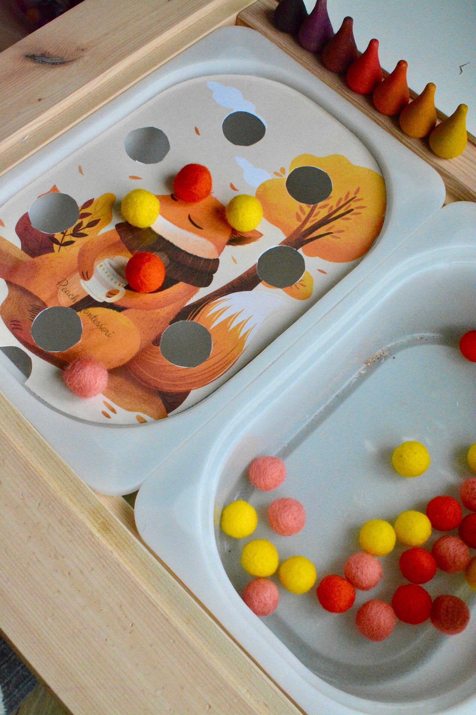 Insert Flisat Plaque Trofast Renard Fichier à Etsy