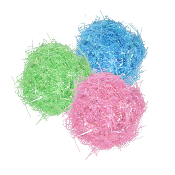 Buy 1 Get 1 Free Iridescent Easter Grass Easter Gift Basket Filler