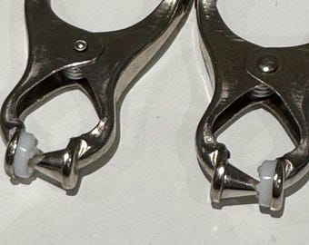 Single Spiked Nipple Clamps: Extra Wide Opening *Bdsm pain fetish torture mistress bondage * sex toy