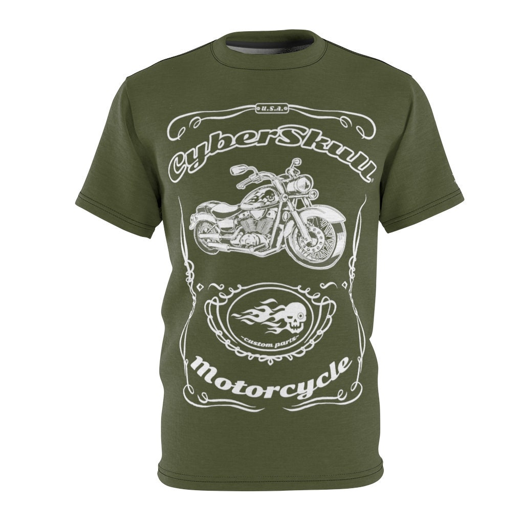 Unisex Short Sleeve Motorcycle tshirt Biker Graphic Tee Etsy