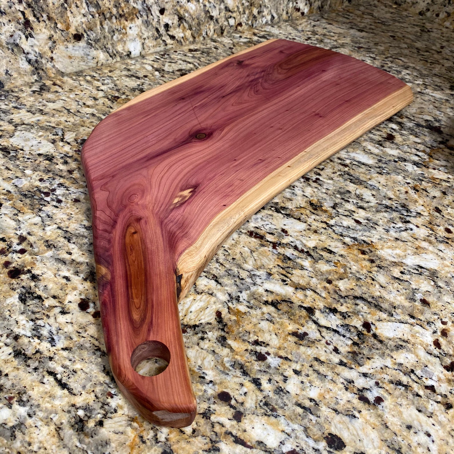 Live Edge Cedar Charcuterie Board Etsy