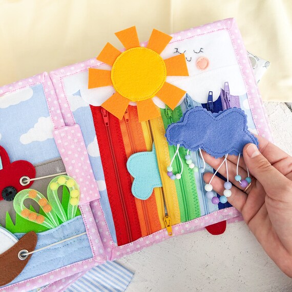 Custom Quiet Book Montessori Toys Felt Book for Toddler Etsy