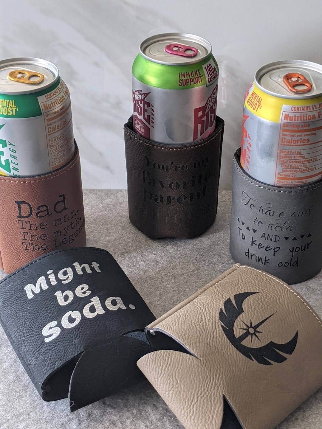 Custom Can Koozie Etsy