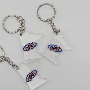 Ope! Minnesota Keychain