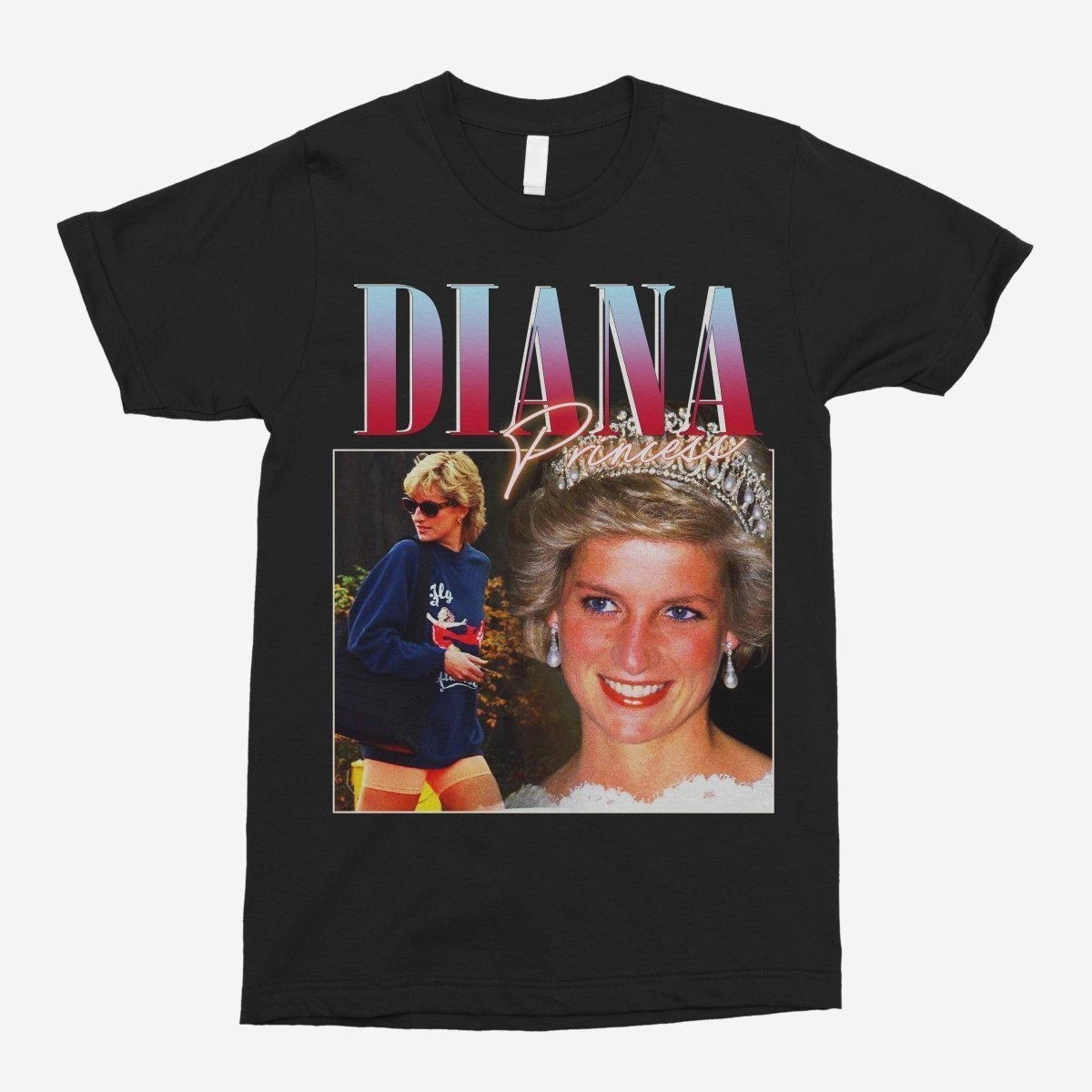 美品 90s vintage Princess Diana ダイアナ妃 tシャツ 美品 90s vintage Princess Diana ダイアナ妃 tシャツ