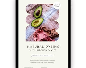 Ebook o naturalnym farbowaniu | Samouczek koloryzacji tkanin z odpadów kuchennych (do pobrania w formacie PDF)