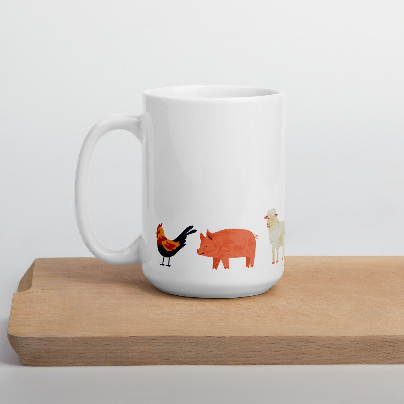 large animal mug
