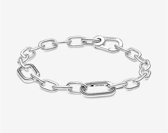 Pandora ME Kettenarmband mit kleinen Kettengliedern,S925 Sterling Silber Charm-Armband, Geschenk für Sie