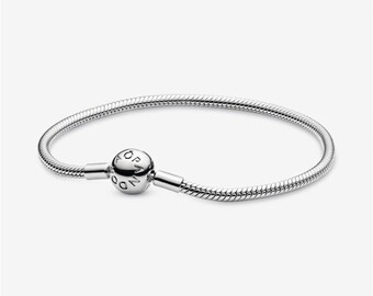 Pandora Moments Schlangen-Gliederarmband,S925-Sterlingsilber Charm Armband, Geschenk für Sie