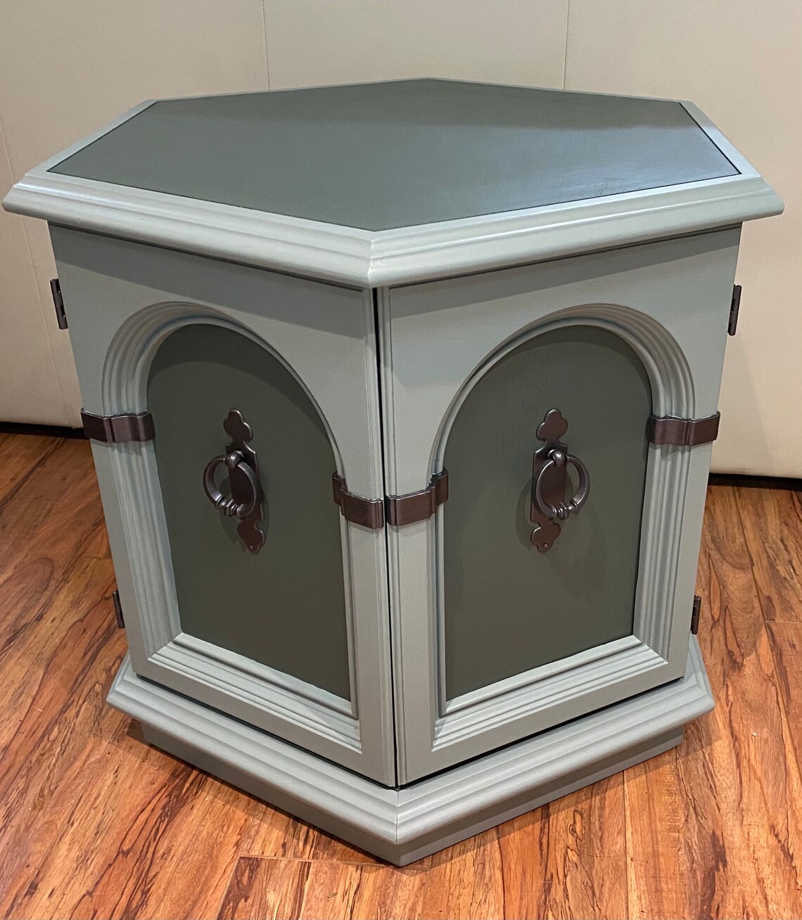 Reimagined Hexagon Side Table Etsy