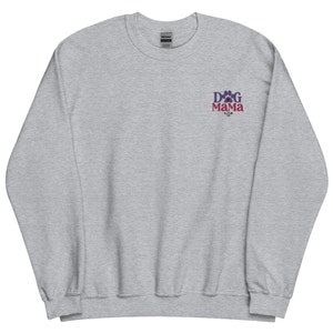 Dog Mama Embroidered Sweater | Loungewear | Dog Mum Jumper | Dog Mom | Dog Mama | Dog Lover Sweatshirt | Dog Parent