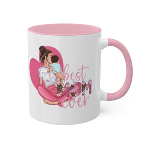Best Mom Ever | Best Mum Ever Mug | Mummy | Mothers Day Gift | New Mama | Grandma Gift For Mom | Pink Mothers Day Present
