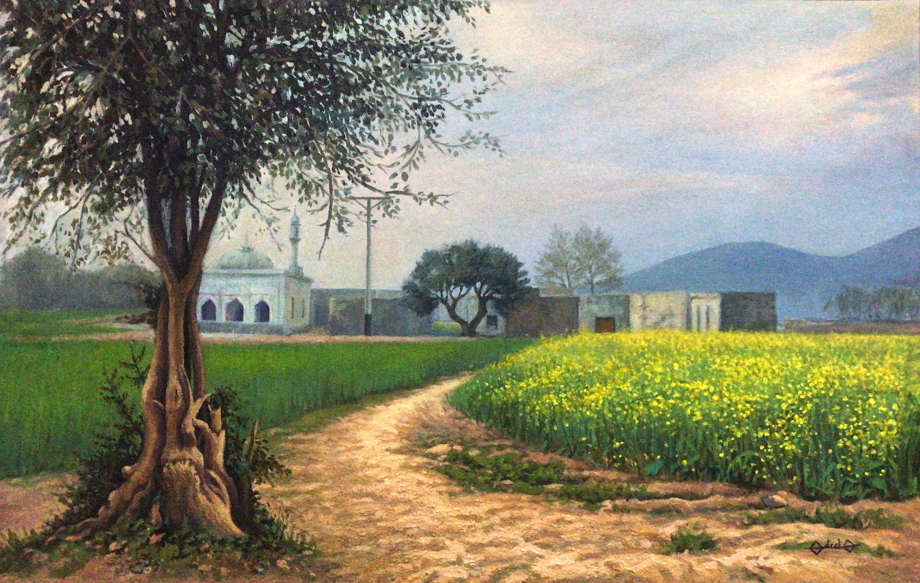 punjabi-village-paintings