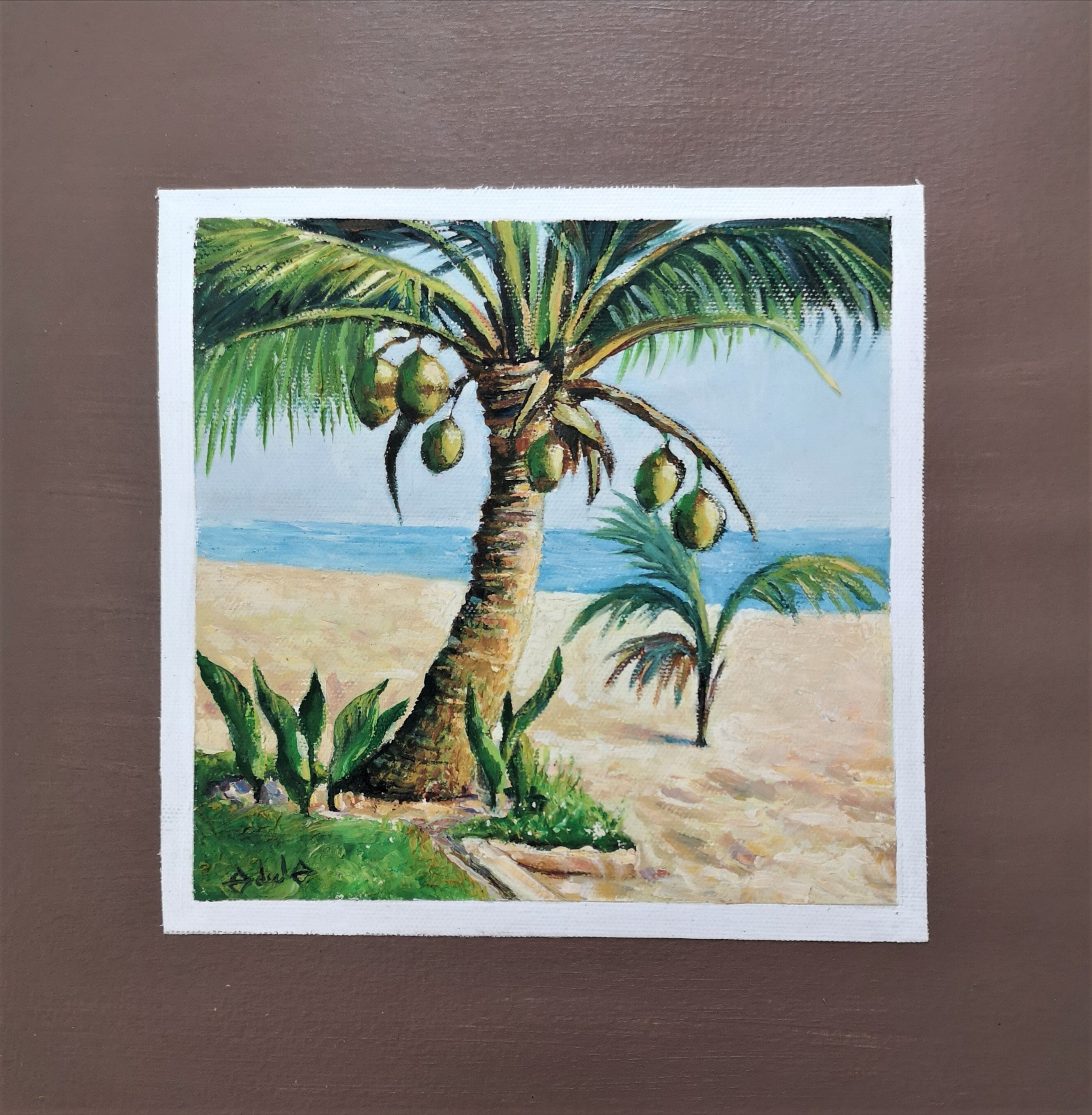 Coconut Tree Painting