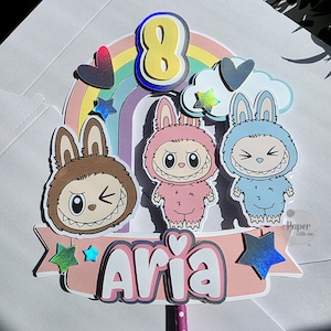 Handmade Labubu Cake Topper