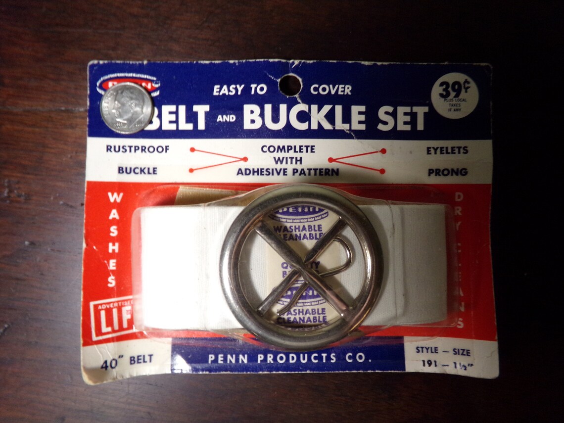 Vintag Belt Buckle Kit & Prims Combination Buttons, Make Your Own Belt