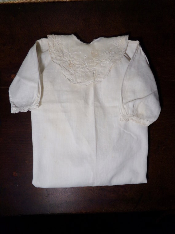 Antique French Baby Christening Dress, 1900's , B… - image 1
