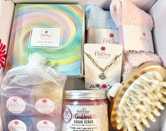 Caixa Glam para Menina, Caixa Glam, Presente de Páscoa, Presente para Menina Pré-adolescente, Presente de Aniversário para Menina Jovem, Presente de 8 Anos, Presente de 7 Anos, Presente de 6 Anos, Caixa de Mimos