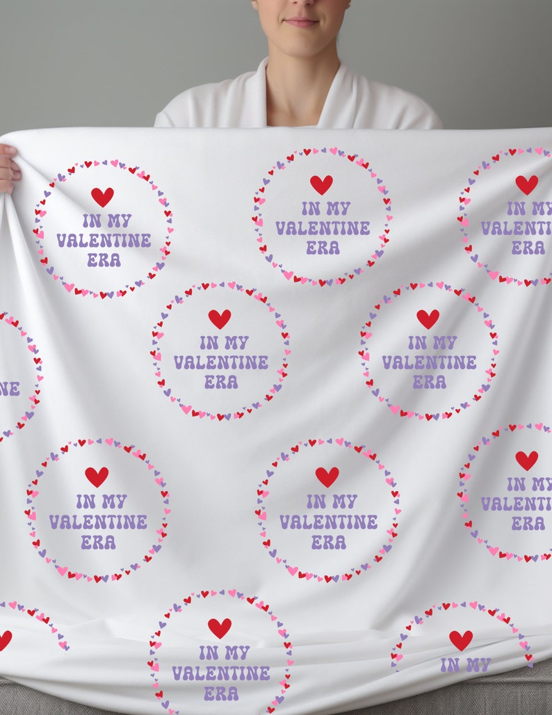 In My Valentine Era Blanket,cozy Blanket Valentines Day,valentines