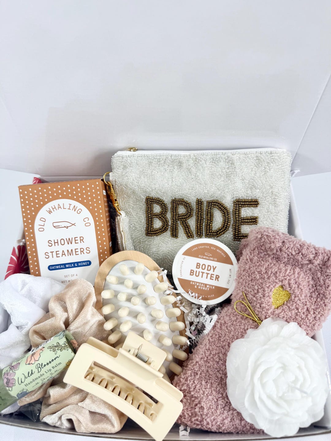 Bride to Be Spa Gift Box, Bridal Shower Gift Set, Wedding Day Self Care ...