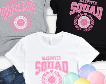 Koszulka Sleepover Squad na zamówienie ...