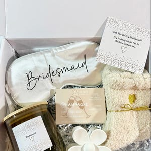 Personalized Bridesmaid Proposal Gift Set Bridesmaid Proposal Gift Bridesmaid Spa Gift Personalized Gift Box For Bridesmaid Spa Basket Gift