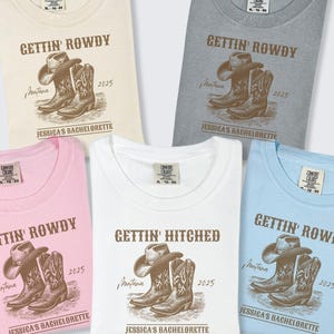Customized Last Rodeo Bachelorette Party Shirt Austin Bachelorette Party Shirt Nashville Bachelorette Party Western Country Bridal Party