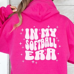 Kundenspezifische Softball Hoodie Teenager Mädchen Softball Spieler Übergroßes Sweatshirt Softball Spieler Benutzerdefinierter Name Hoodie Weibliches Softball Spieler Geschenk
