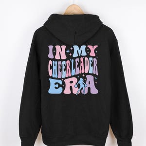 Custom Name Cheerleader Hoodie Cheerleading Sweatshirt Teen Girl Cheer Cheerleading Hoodie Cheer Sweatshirt Group Cheer Hoodie Custom Gift