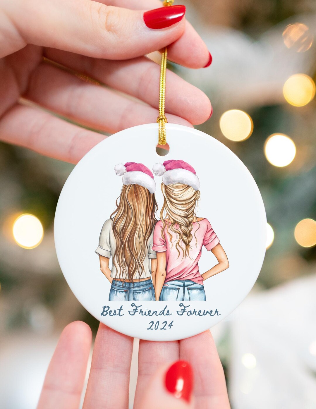 Personalized Best Friends Gift Christmas Gift Best Friend Custom Name ...