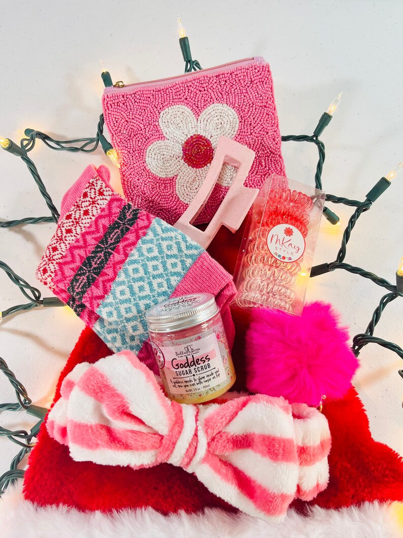 Pink Christmas Stocking Fillers for Her, Christmas Stocking Stuffers