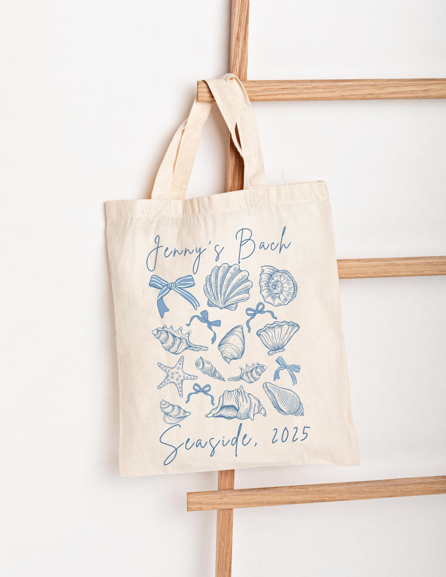 Custom Beach Bachelorette Party Tote Bag Matching Beach Bach Party ...