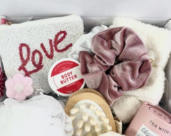 Valentine’s Day Gift Box For College Girl, Valentine Gift College Student, College Student Gift, Care Package For Teen, Valentine’s Day Gift