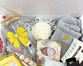 Cute Teacher Spa Gift Box Teacher Appreciation Gift Box Relaxation Teacher Gift Set Teacher Self Care Gift Box Teacher Pamper Box Educator