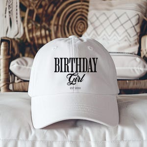 Customized Embroidered Birthday Girl Hat Established In Birthday Hat Women Birthday Hat For Her Birthday Party Attire Custom Birthday Gift