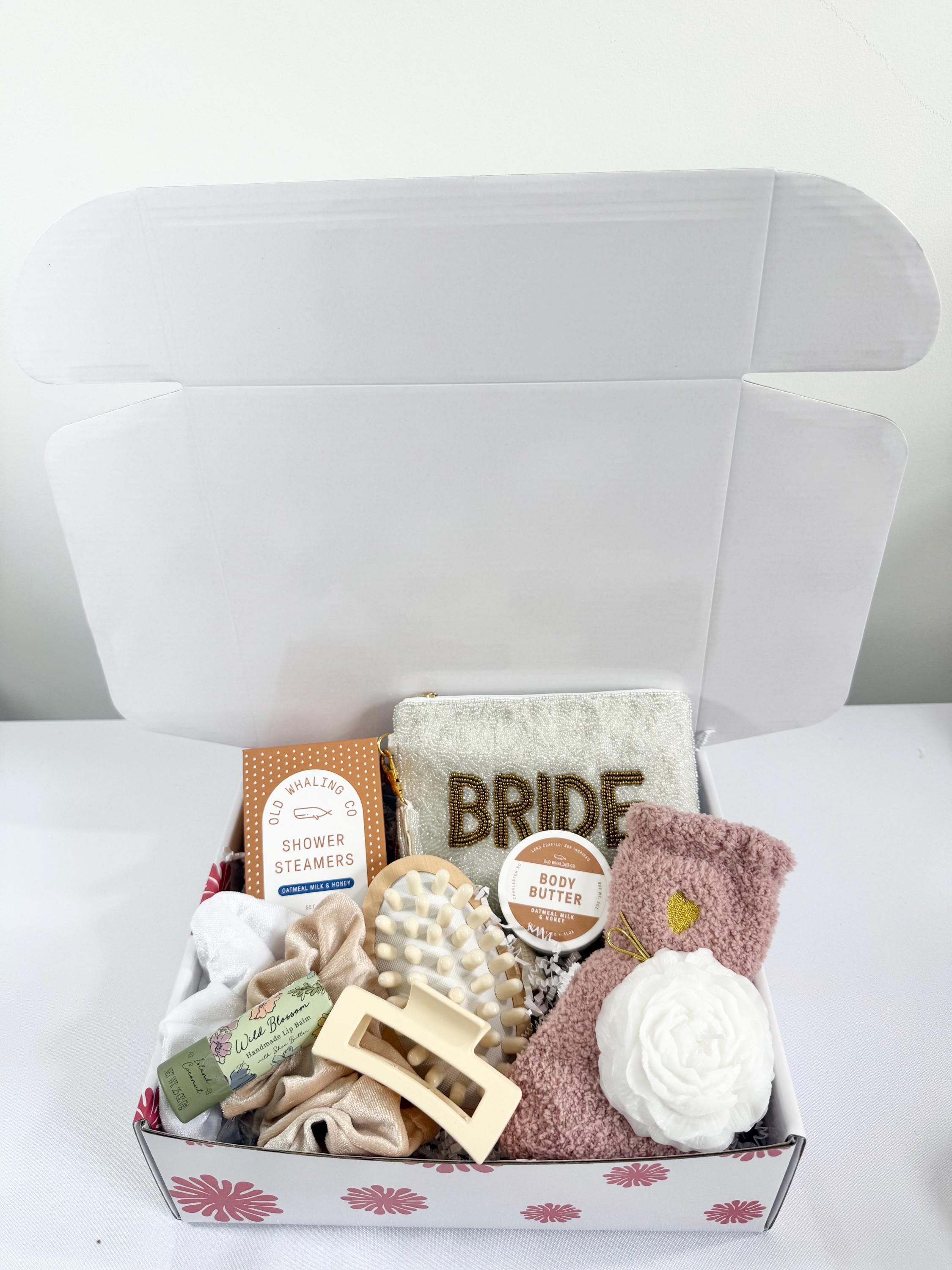 Bride to Be Spa Gift Box, Bridal Shower Gift Set, Wedding Day Self Care ...