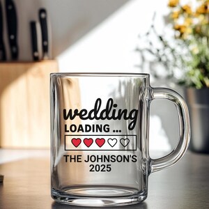 Personalized Engagement Gift For Couple Cute New Engagement Gift Newly Engaged Mug Gift Engagement Party Favor Gift Custom Engaged Gift Idea