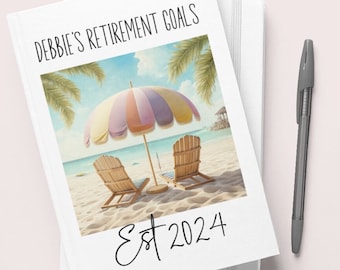 Custom Retirement Journal,Personalized Retirement Gift,Custom Gift For Retirement,Coworker Retirement Notebook,Retirement Gift Coworker,Gift