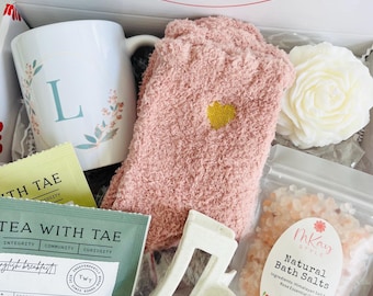 College Girl Care Package Personalized Gift College Student Self Care Gift Box Birthday Gift Box For Her Relaxation Gift Box Spa Box  Women