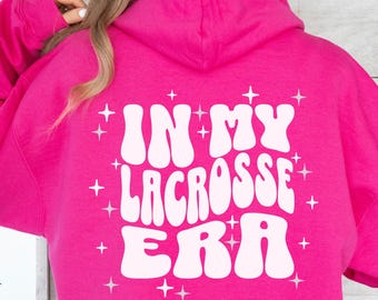 Lacrosse Hoodie Teen Girl Lacrosse Player Oversized Sweatshirt Lacrosse Player Hoodie Women Teenage Girl Lacrosse Daughter Gift