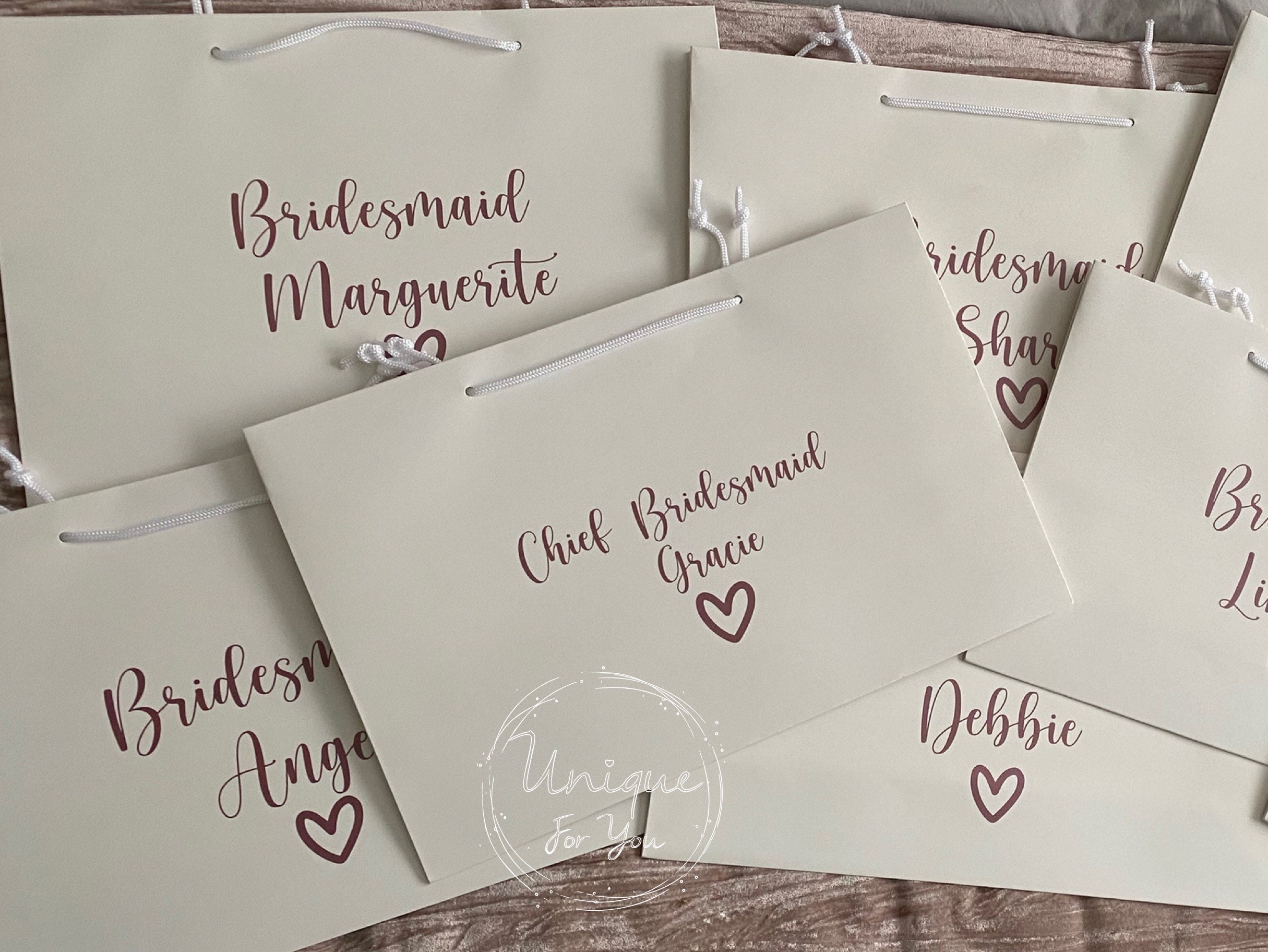 Personalised Gift Bag Range of Sizes Etsy UK