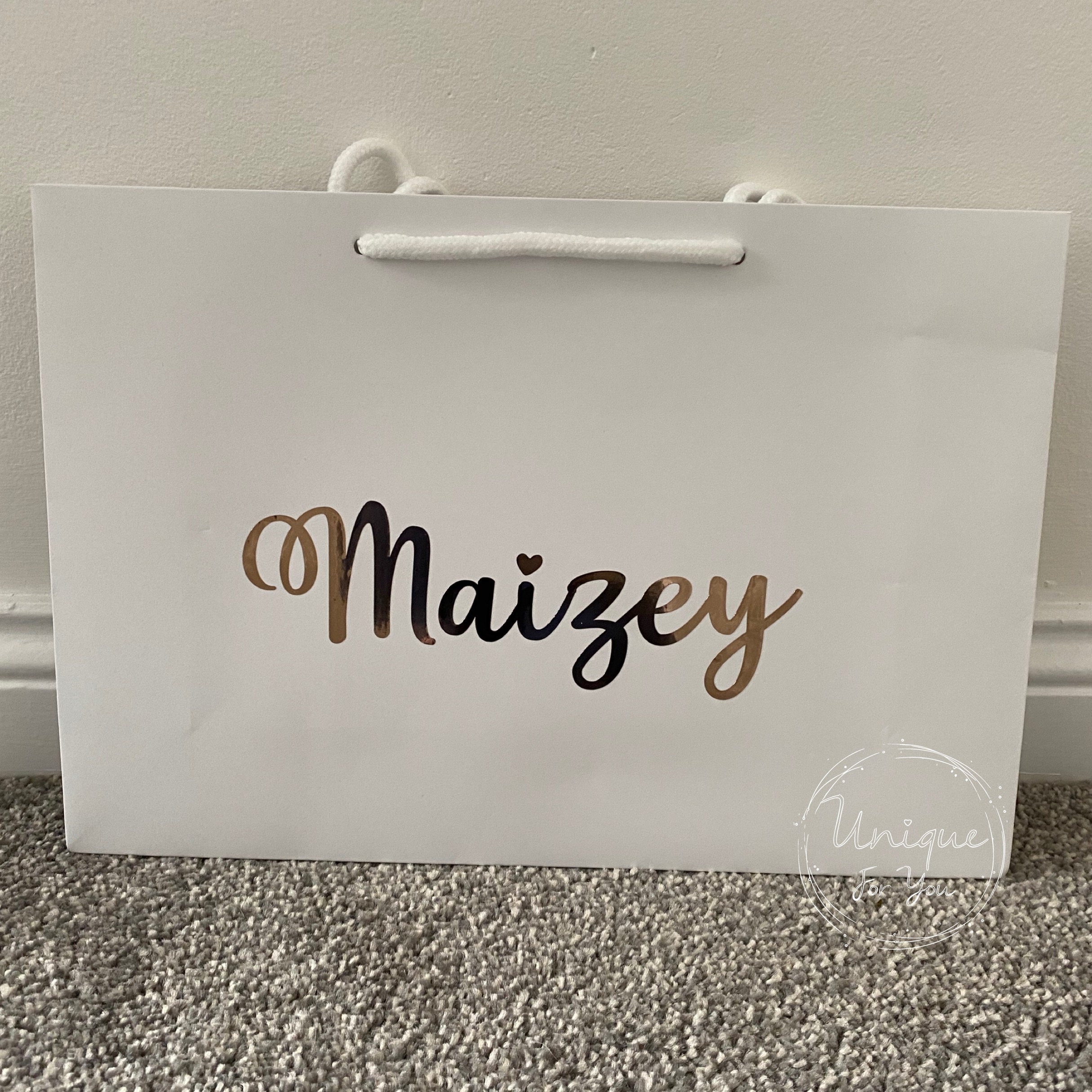 Personalised Gift Bag Range of Sizes Etsy