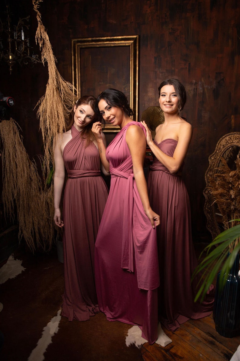 High Quality Bridesmaid Dresses With Free Bandeau Convertible - Etsy